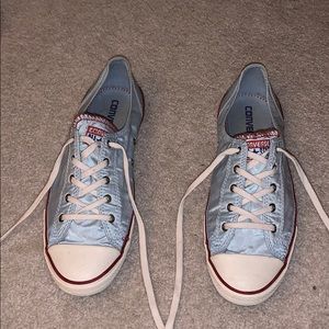 Converse Silk Blue Low Top Shoes